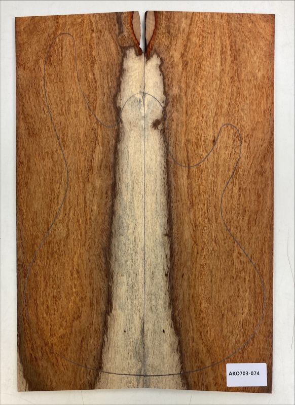 Top Afrik. Koa, 2-tlg. Einzelstück #074